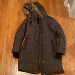 Knee length warm winter coat!